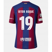 Camisa de time de futebol Barcelona Vitor Roque #19 Replicas 1º Equipamento 2023-24 Manga Curta